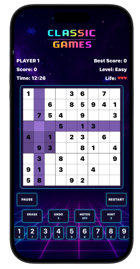 Sudoku gameplay