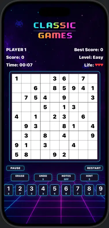 Sudoku gameplay